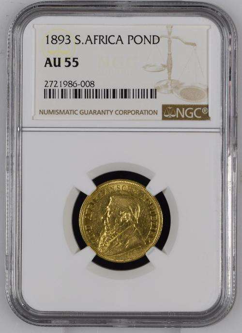 1893 POND - NGC GRADED AU55